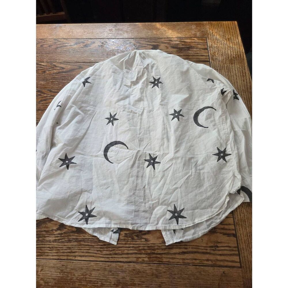alix of bohemia kiki stargazer shirt - white black star - Picture 5 of 5